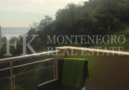 Herrliche Wohnung, 78m2, Przno, Gemeinde Budva, Montenegro, mit einem wunderschönen Meerblick.