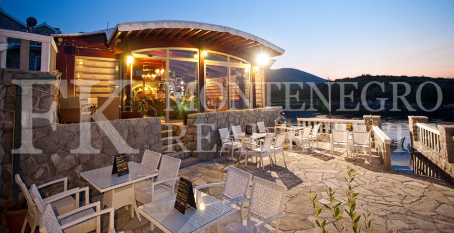 Luxury mini hotel 4* with 7 apartments and a restaurant, 500 m2, just 10 m from the sea and private beach in Bjelila-Lustica, Tivat municipality, Montenegro.