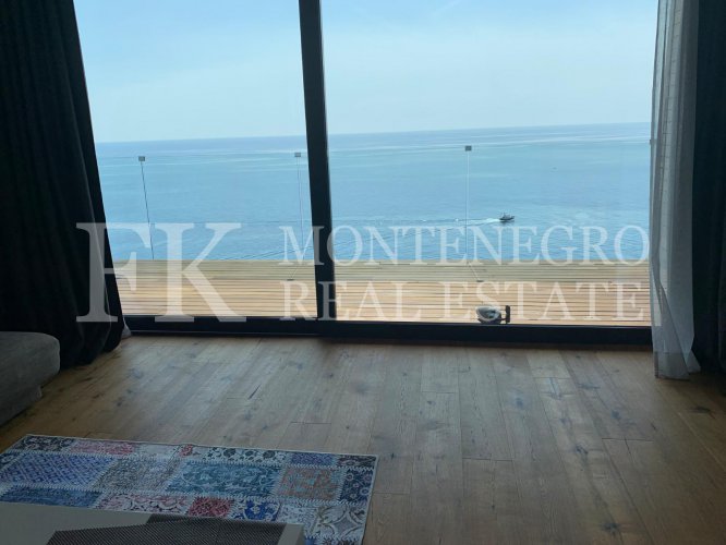 Unmatched, luxury Penthouse, 160 m2, right on the cliffs, in Skocidevojka - Budva, with unobstructed sea view and a swimming pool, Montenegro.