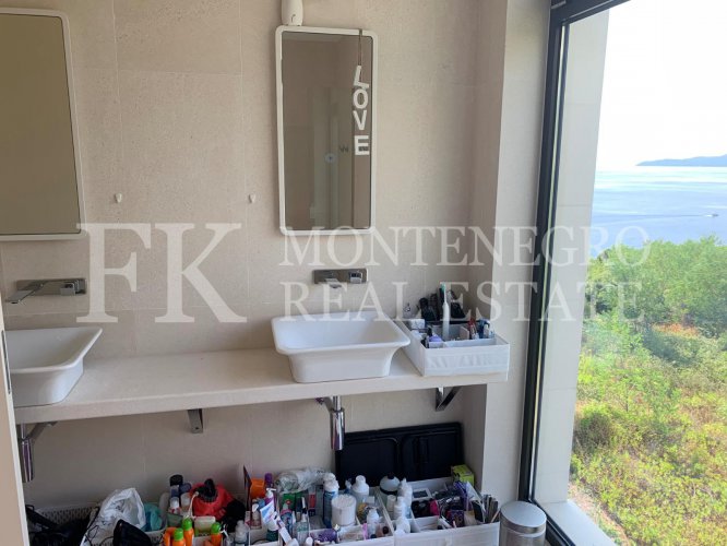 Unmatched, luxury Penthouse, 160 m2, right on the cliffs, in Skocidevojka - Budva, with unobstructed sea view and a swimming pool, Montenegro.