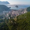 Urbanized land in Podostrog, 41.415 m2, with panoramic views of Budva, the Old Town and the island of Sveti Stefan, Montenegro.