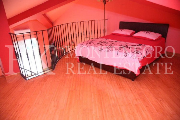 Spectacular, furnished villa in Tivat, 570m2, with nice sea views from each floor, 500m from the beach, Montenegro.