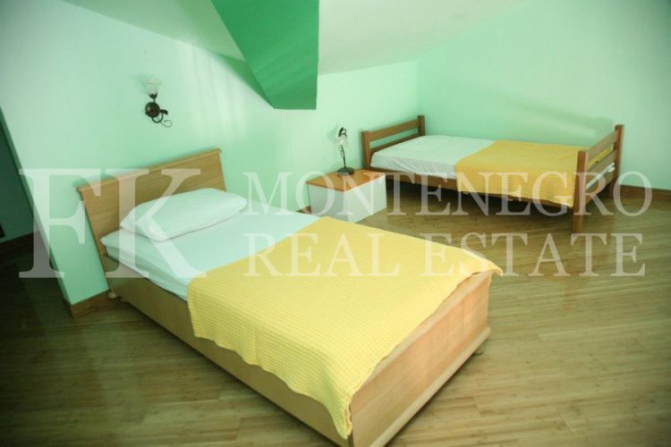 Spectacular, furnished villa in Tivat, 570m2, with nice sea views from each floor, 500m from the beach, Montenegro.