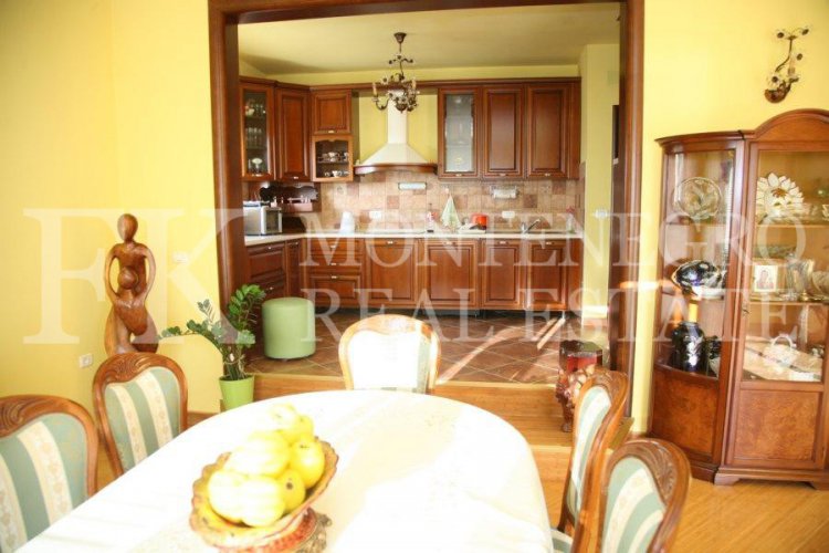 Spectacular, furnished villa in Tivat, 570m2, with nice sea views from each floor, 500m from the beach, Montenegro.