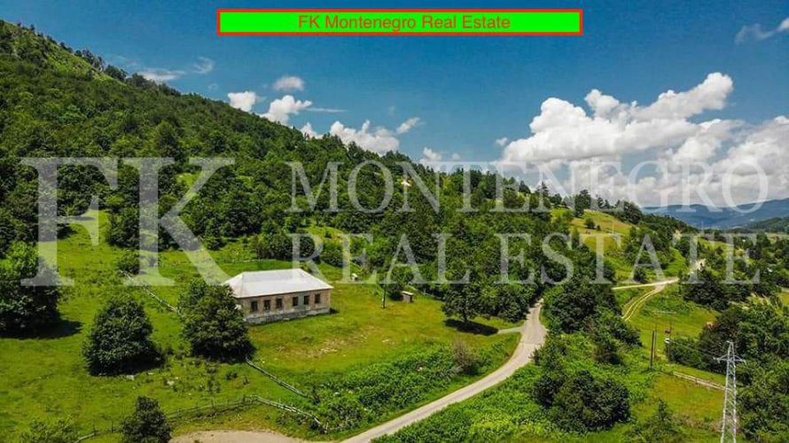 Agricultural property for organic farming, or for use as a meditation center, 166 613 m2, in Mojkovac Municipality, Montenegro..