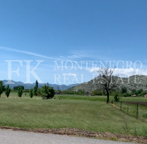 Near the Skadar Lake, nice building plot, 2.929 m2, in the suburb of Podgorica, Montenegro.