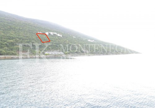 Building plot for 9 houses, 3.872 m2, near Krasici, 60 m from the sea shore, in Montenegro.