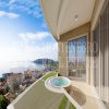 One and two bedroom apartments in the new Premium Complex in Budva-Becici, 41m2 - 75m2,  with a swimming pool, spa and sea view, in Montenegro.