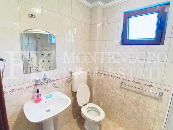 Luxury villa in the traditional Pashtrovsky style, 466m2, above Petrovac in the village of Krushevica, with fantastic sea view, in Montenegro.