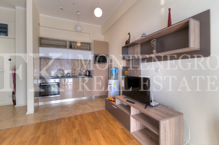Superb apartment, 44m2, in Budva – Becici, in the Apart Hotel Harmonia, with a magnificent sea view, in Montenegro.