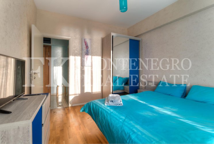 Deluxe apartment, 56m2, in Budva – Becici, in the Apart Hotel Harmonia, with a magnificent sea view, in Montenegro.
