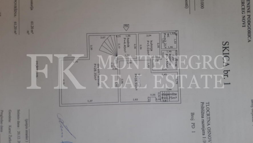 Reduced price! Cozy house on Lustica peninsula, 145m2, in a quiet village of Mardari, Herceg Novi municipality, Montenegro.