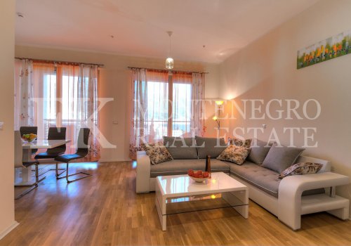 Wonderful apartment, 83m2, in Budva – Becici, in the Apart Hotel Harmonia, with a magnificent sea view, in Montenegro.