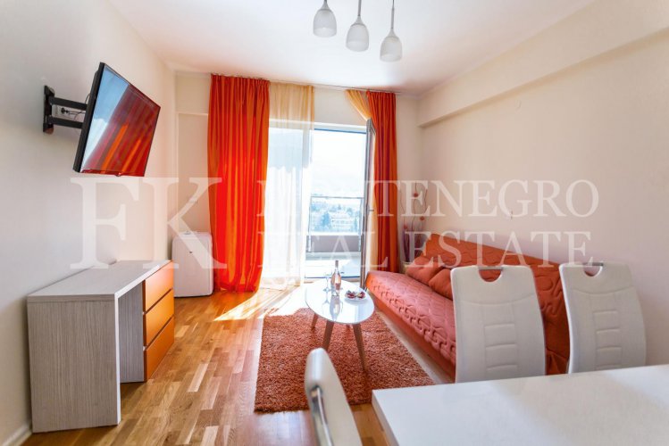 Very nice apartment, 78m2, in Budva – Becici, in the Apart Hotel Harmonia, with a magnificent sea view, in Montenegro.