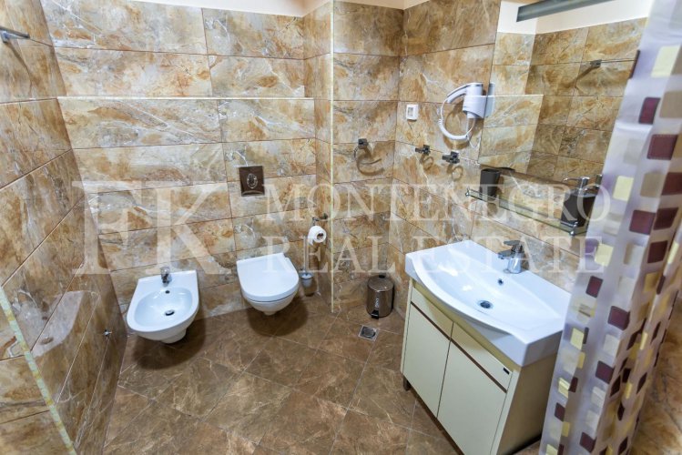 Very nice apartment, 78m2, in Budva – Becici, in the Apart Hotel Harmonia, with a magnificent sea view, in Montenegro.