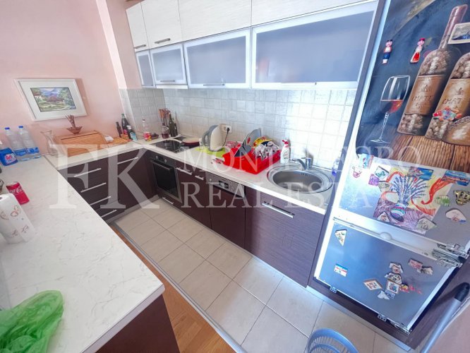 *New, sunny apartment in Budva - Ivanovici, 70m2, with panoramic sea and mountain views, in Montenegro.