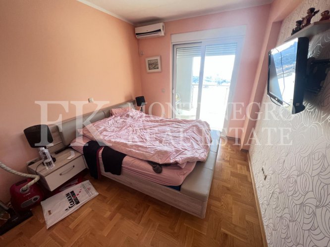 *New, sunny apartment in Budva - Ivanovici, 70m2, with panoramic sea and mountain views, in Montenegro.