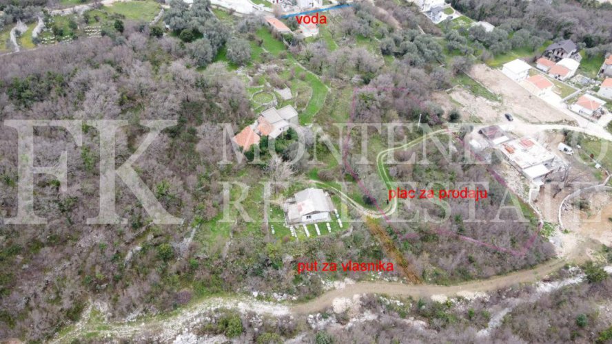 * Nice price. Urbanized building plot,3.500m2, in Sutomore, municipality Bar, with sea view.