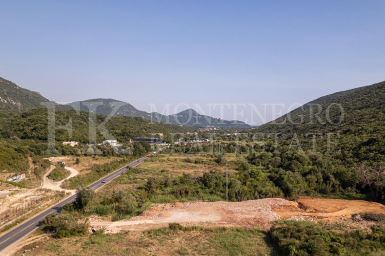 *Perfect Location: 4,269 m² Commercial Land on the Budva-Tivat Main Road, in Montenegro