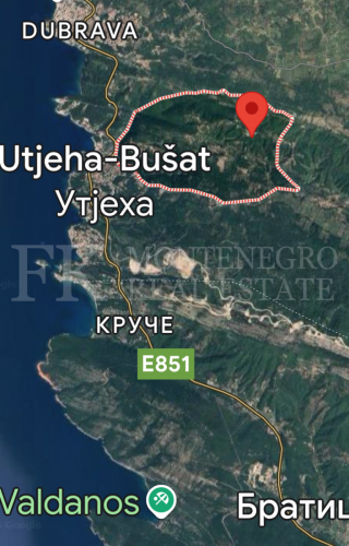 Unique Land with Sea View in Bar-Kunje – 10,625 m², Divisible