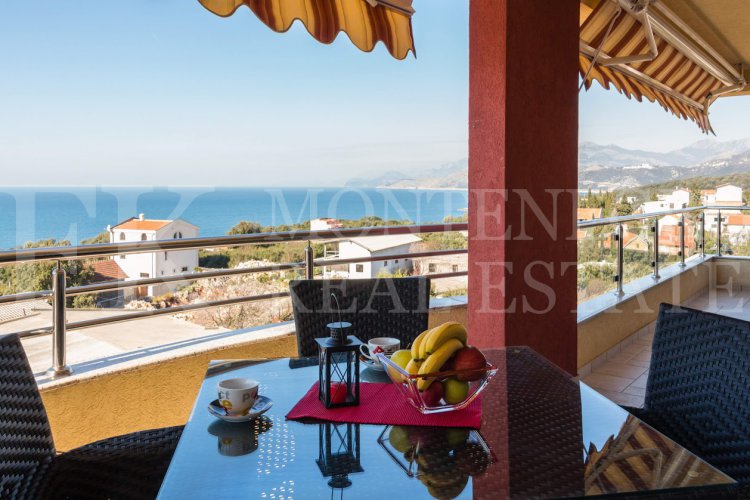 Luxury Apartment with Stunning Sea View, 141 m², in Bar-Utjeha