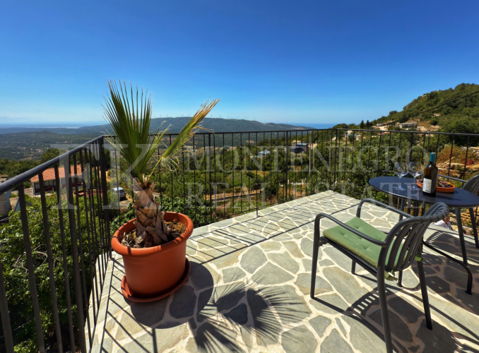 Charming Stone House, 102 m², Bar – Dapčevići Area, Fully Renovated, Move-In Ready, 2 Floors, Panoramic Sea & Mountain Views