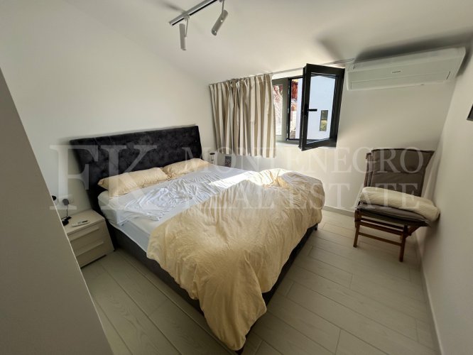 Legalized Exclusive Apartment in Pržno near Budva – 67 m² with Sea View and Underground Garage Parking
