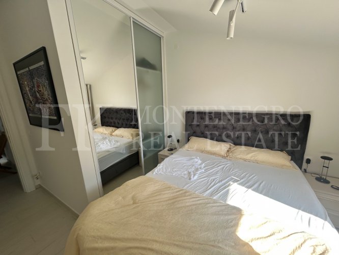 Legalized Exclusive Apartment in Pržno near Budva – 67 m² with Sea View and Underground Garage Parking
